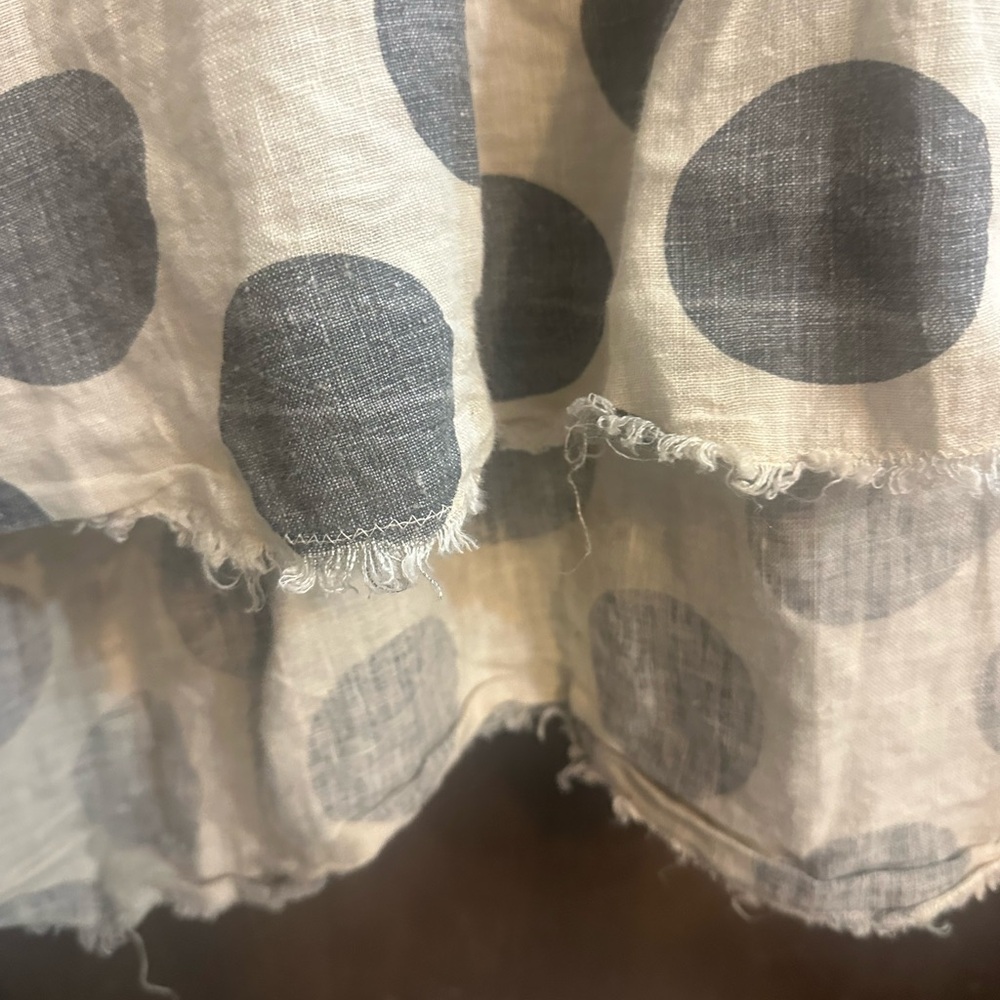 Magnolia Pearl Cream Maxi Dress with Gray Polka Dots - Picture 5 of 9